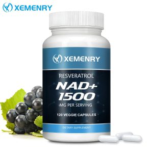 NAD+ Supplements with Resveratrol – Natural Energy, Anti-Aging & Cellular Health Support (120 Capsules