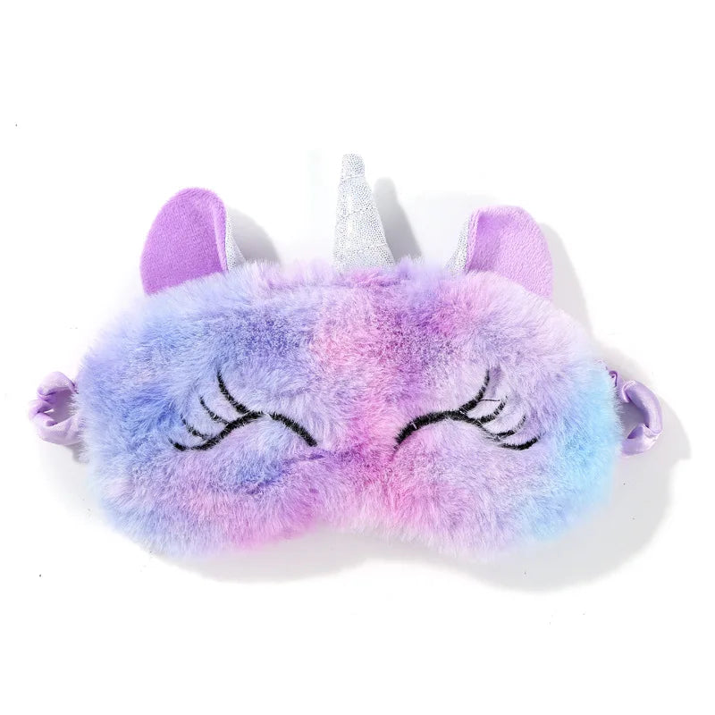 Cartoon Unicorn Sleeping Mask – Cute Anime Eye Shade for Kids, Travel & Party Gifts - Image 9
