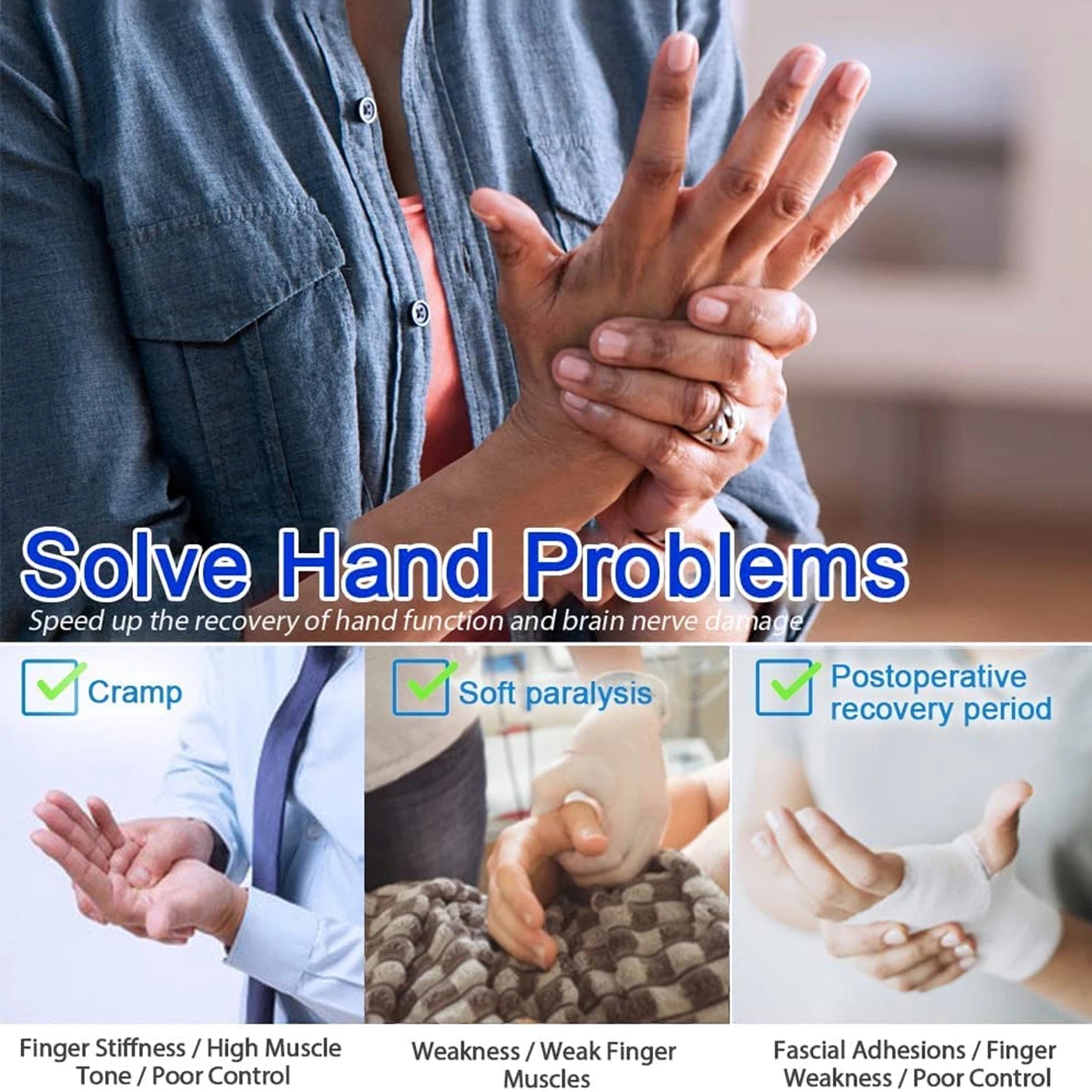 Rehabilitation Robot Glove – Hand Therapy Device for Finger Training & Stroke Recovery - Image 5