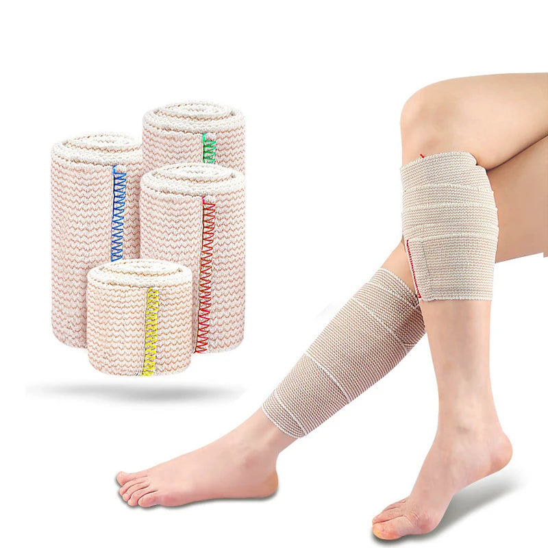 2-Pack Elastic Bandage Wrap – Latex-Free Compression Wraps for Legs, Ankle, Knee & Body - Image 5
