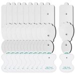 Self-Adhesive Electrode Pads – TENS/EMS Replacement Gel Patches for Muscle Therapy