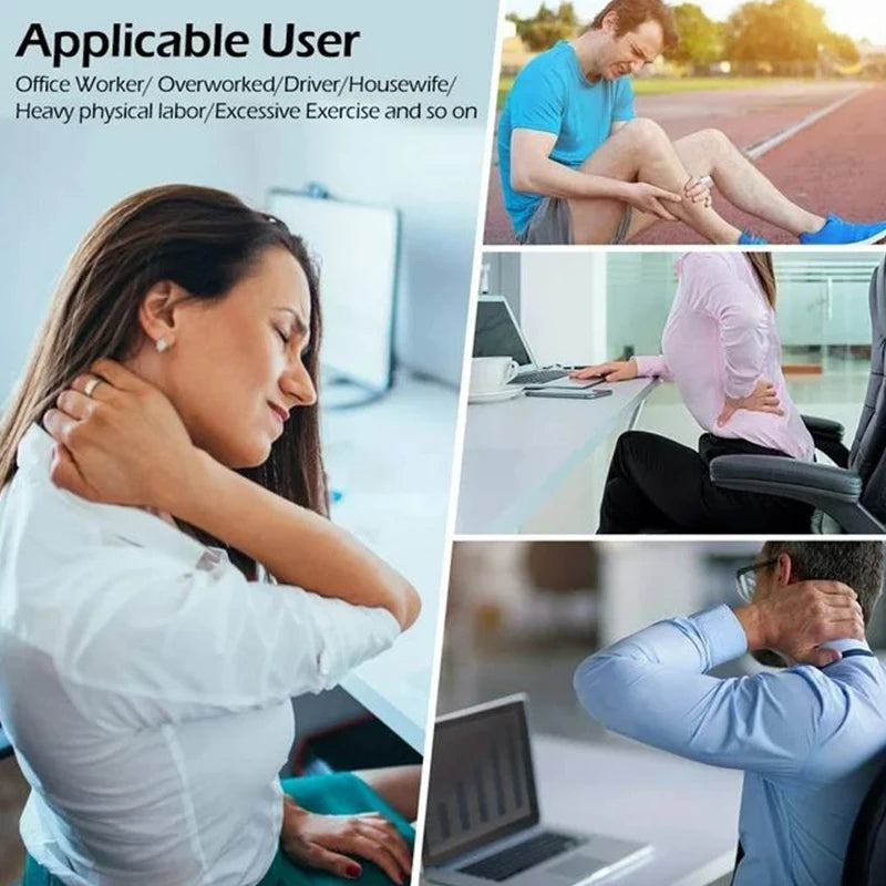 8-Mode Electric Body Massager – Portable TENS Device with 4 Electrode Pads - Image 4