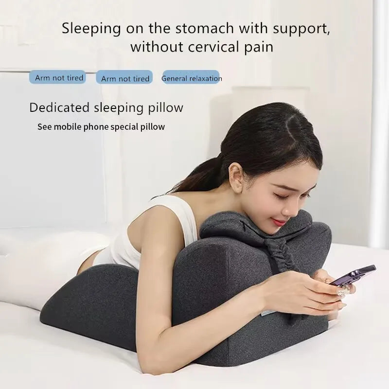 Lie-On-The-Bed Sleeping Pillow - Image 4