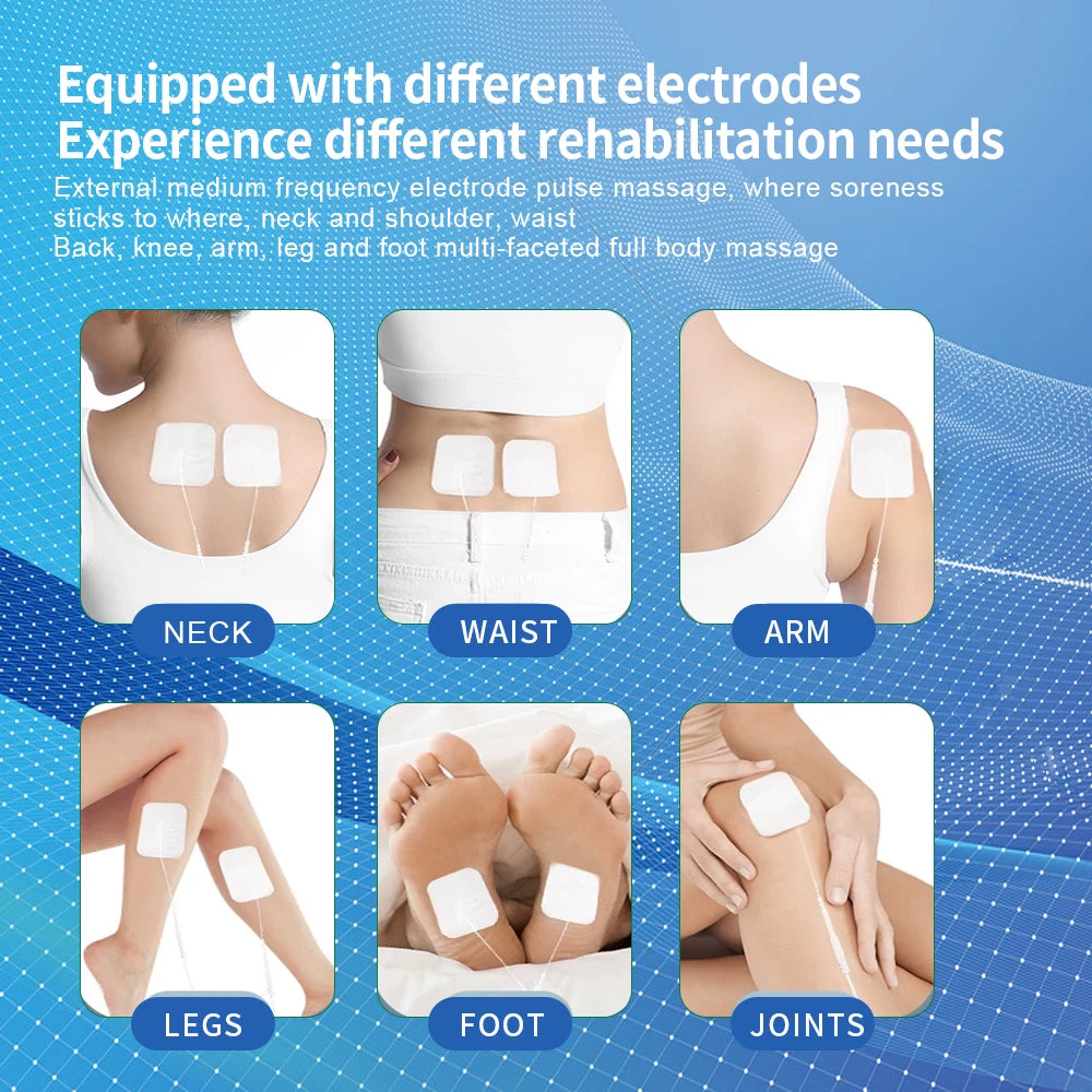 12-Mode TENS EMS Therapy Device – Electric Pulse Massager for Muscle Relaxation - Image 5