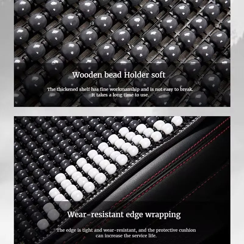 Summer Wooden Beads Seat Cushion - Image 5