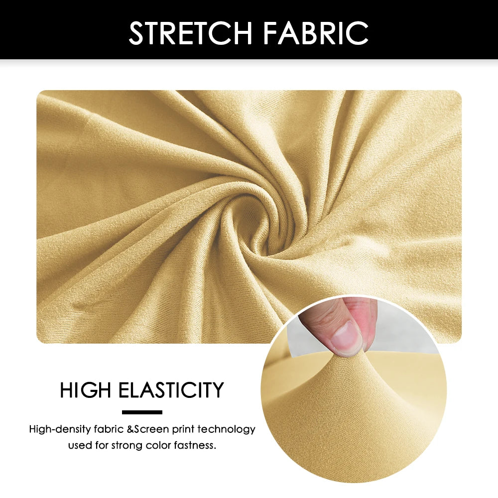 Universal Elastic Armrest Covers – Solid Color, Washable & Dustproof (1 Pair) - Image 3