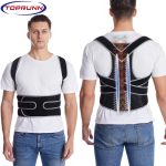 Straight Back Posture Corrector – Adjustable Shoulder & Lumbar Support Brace with Spine Plate