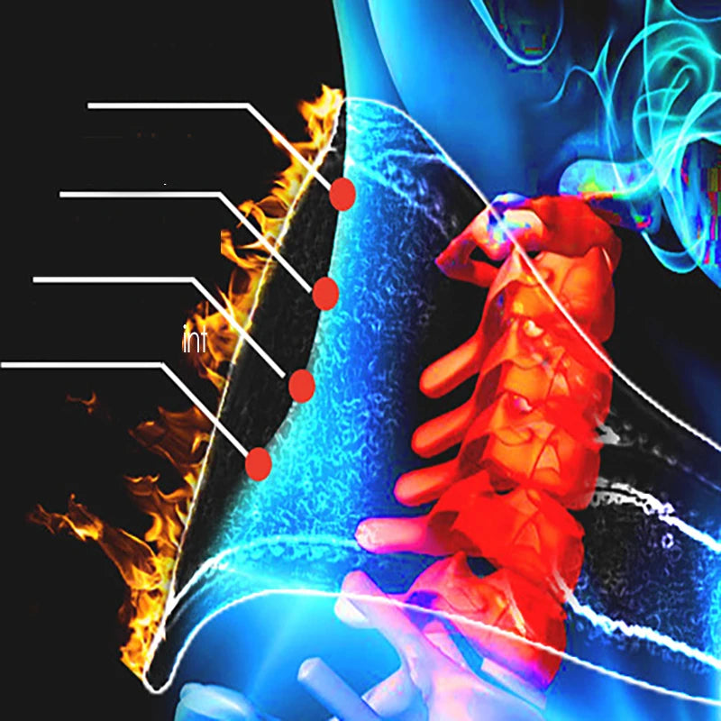 Electric Heated Cervical Massage Strap – Adjustable Neck Protection for Autumn & Winter Warmth - Image 2