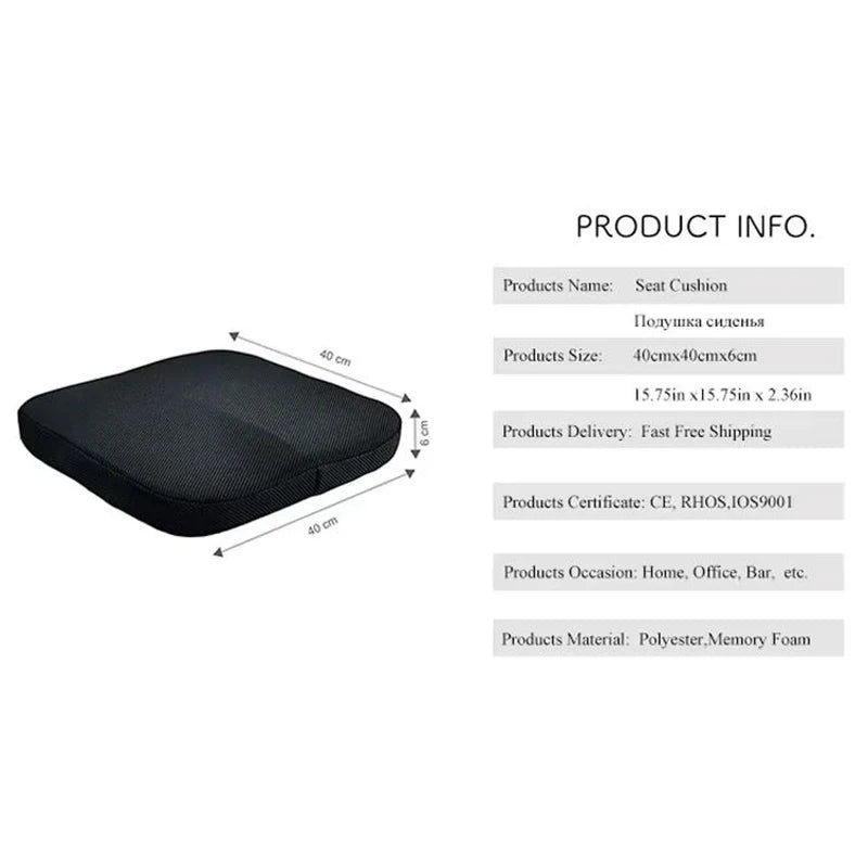 Coccyx Memory Foam Cushion – Tailbone & Sciatica Pain Relief - Image 6