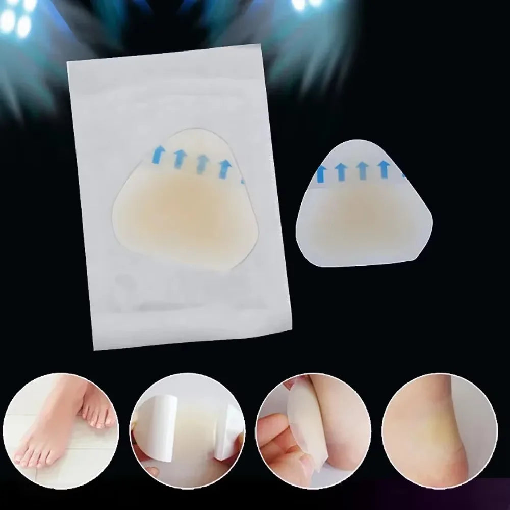 10Pcs/Set Gel Heel Protector – Adhesive Blister Pads & Foot Care Patches - Image 4