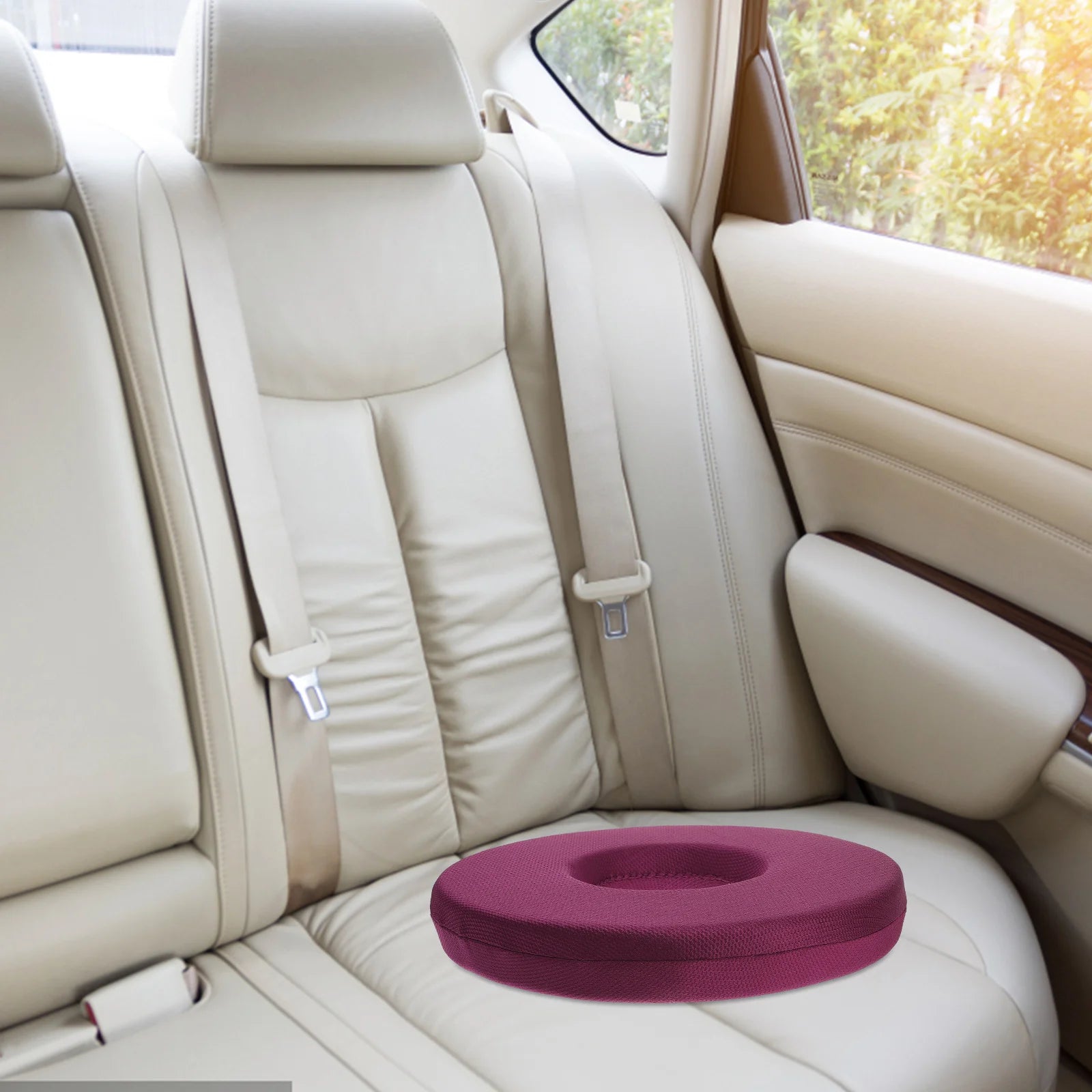 Orthopedic Donut Pillow Cushion – Tailbone, Hemorrhoid & Sciatica Relief for Office, Bed & Pregnancy - Image 2