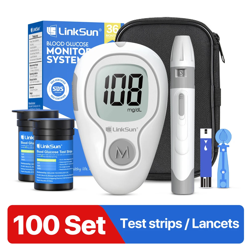 LinkSun G-425‑3 Blood Glucose Meter – Complete Diabetes Testing Kit - Image 11
