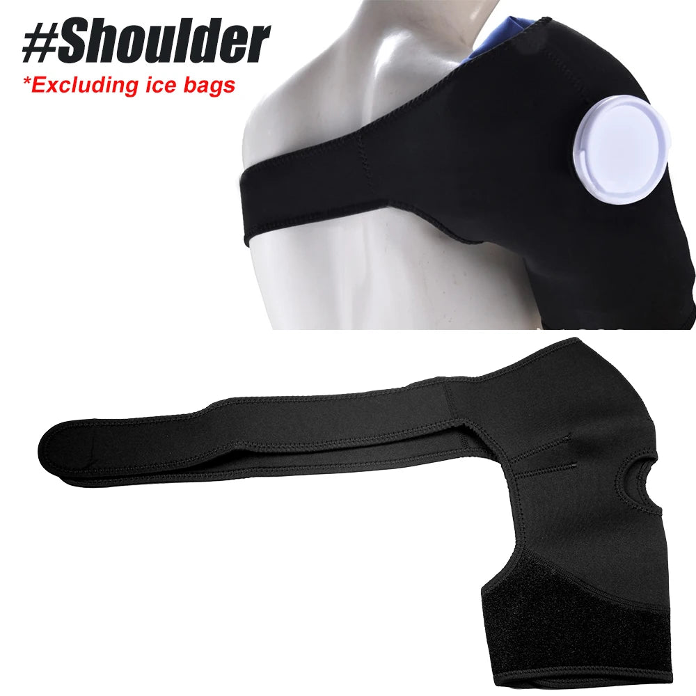 Shoulder, Knee & Waist Brace – Hot & Cold Compress Holder for Pain & Injury Relief - Image 9