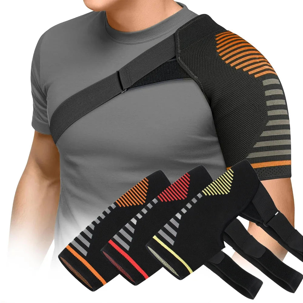Professional Shoulder Brace – Support & Compression Sleeve with Arm Immobilizer and Stability Strap - Image 2