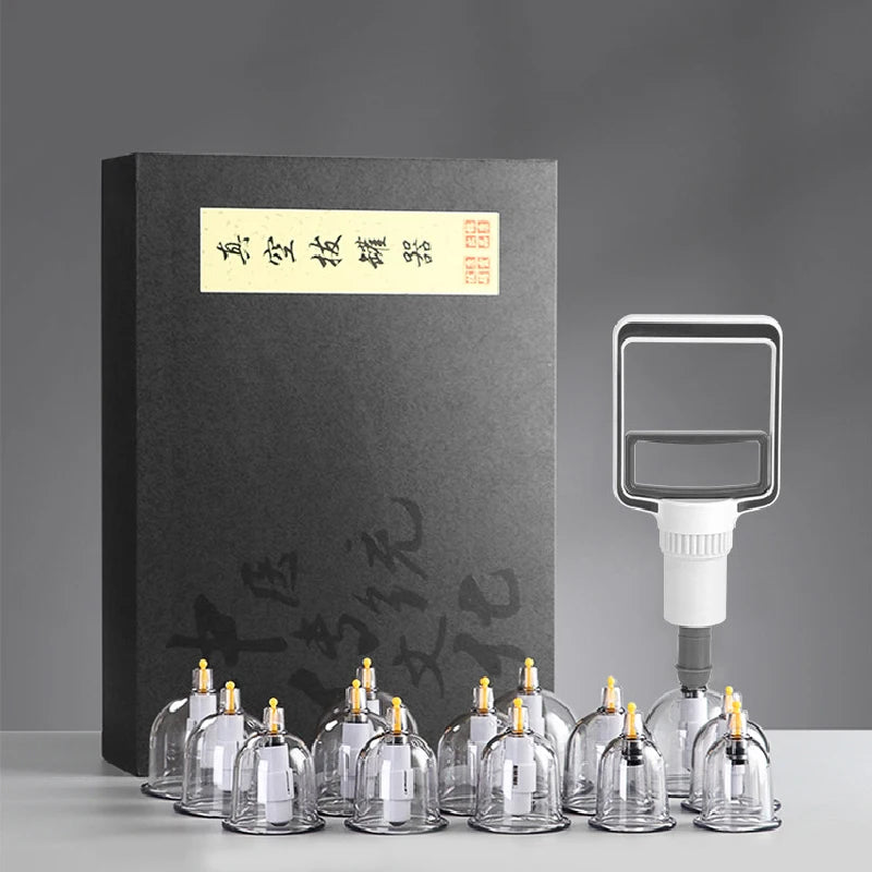 Vacuum Cupping Therapy Set – Professional Chinese Medicine Suction Cups - Image 2