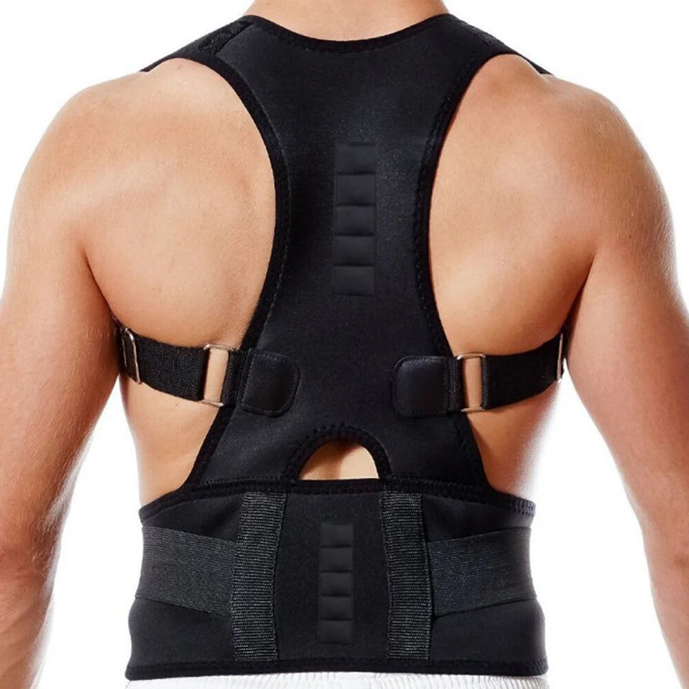 Magnetic Therapy Posture Corrector – Clavicle & Lumbar Support Brace for Men & Women - Image 8