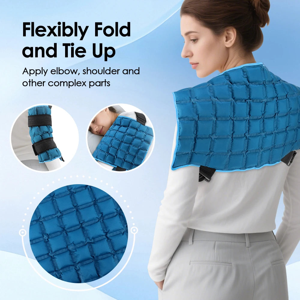 58×35cm Self-Absorbing Water Knee Brace Pad – Hot & Cold Compress Wrap for Physiotherapy - Image 6