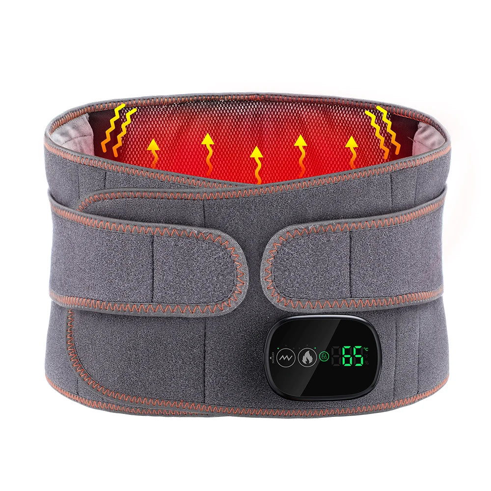 Heating Vibration Massager Belt – Red Light Therapy & Lumbar Support - Image 7