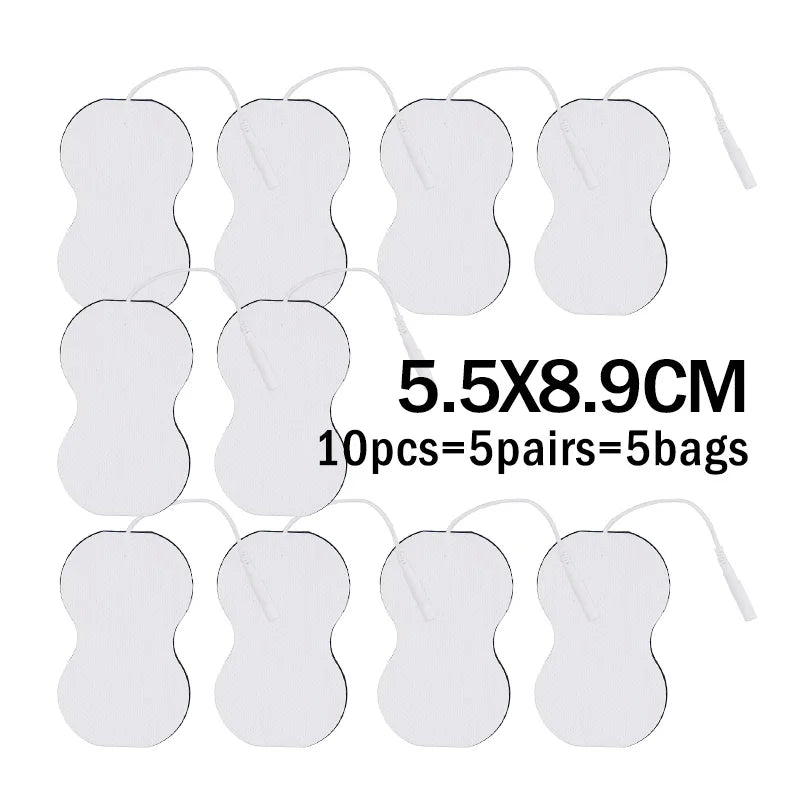 10/20pcs Silicone Gel Electrode Pads – TENS Unit Replacement Pads for Digital Therapy Machines (2mm Plug) - Image 7