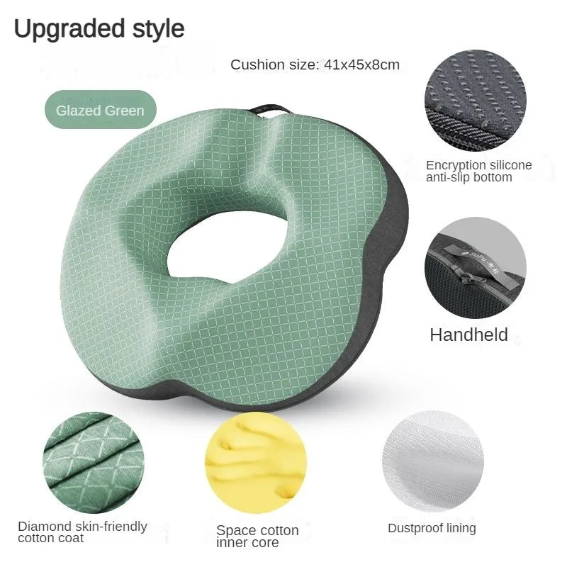 Hemorrhoid Seat Cushion – Orthopedic Memory Foam for Tailbone, Coccyx & Prostate Relief - Image 7