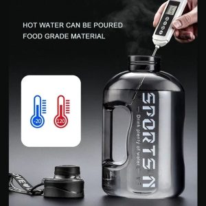 1.7L/2.7L Large Capacity Sports Water Bottle β Portable Gym & Outdoor Hydration Jug