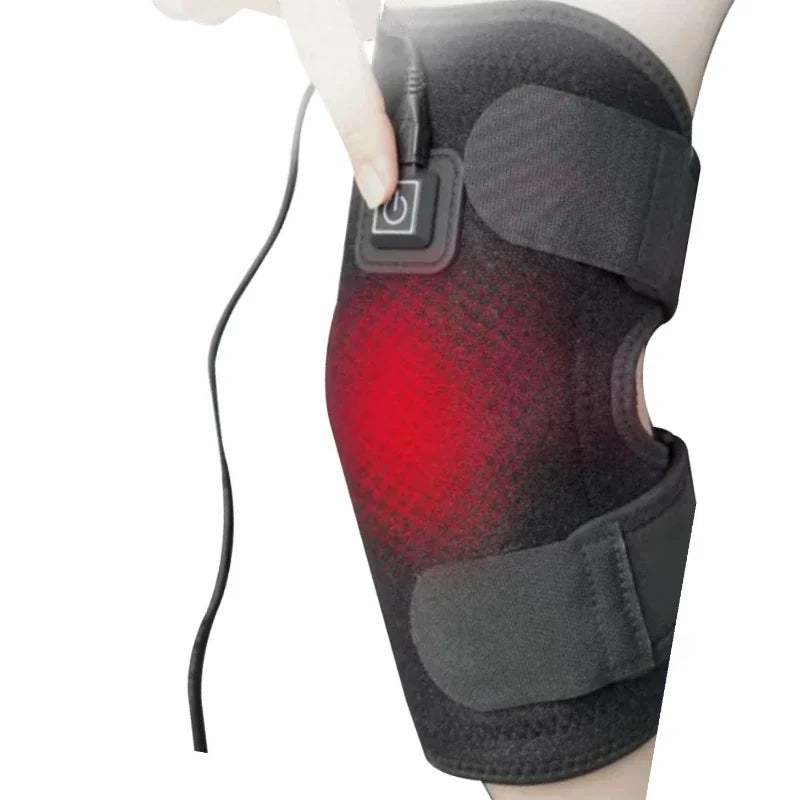 Electric Heated Knee & Joint Massager – Adjustable Hot Compress Brace - Image 5