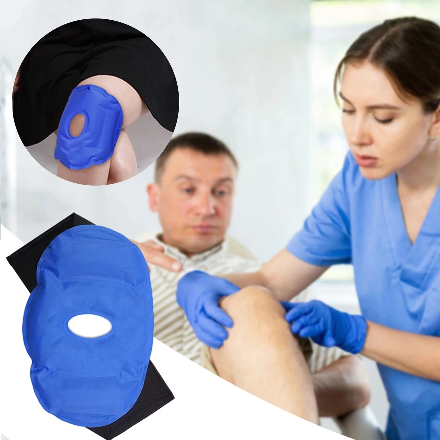 Home Ice Pack – Reusable Hot & Cold Therapy Gel Pack for Knee Pain Relief - Image 4