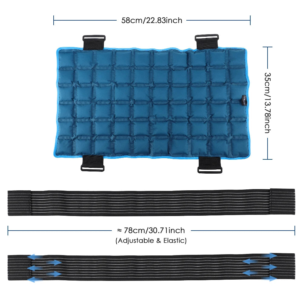 Reusable Cold/Hot Compress Polymer Ice Pack – Soft Knee Compression & Injury Support - Image 6
