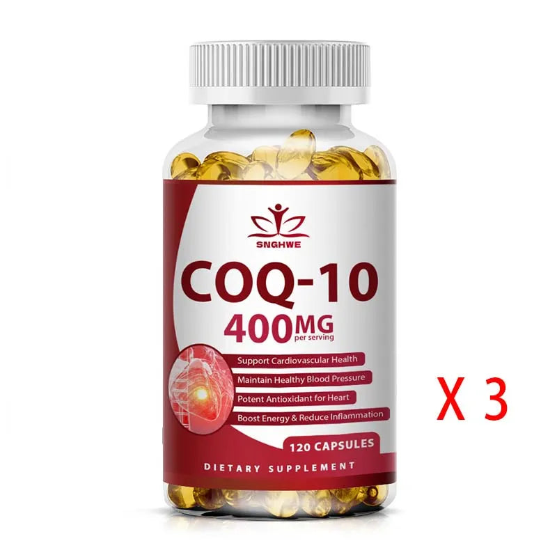 120PCS Coenzyme Q10 Capsules – High Absorption COQ10 for Energy & Heart Health - Image 21
