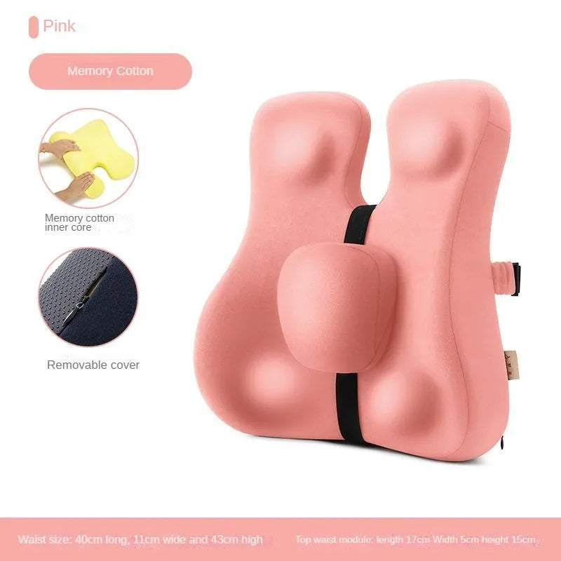 Orthopedic Back Cushion – Memory Foam Lumbar Support Pillow for Chair, Car & Sofa - Image 10
