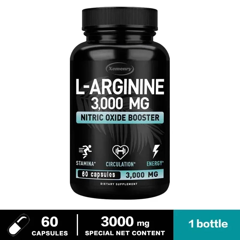L-Arginine Supplement – Boost Energy, Strength & Endurance for Peak Performance - Image 10