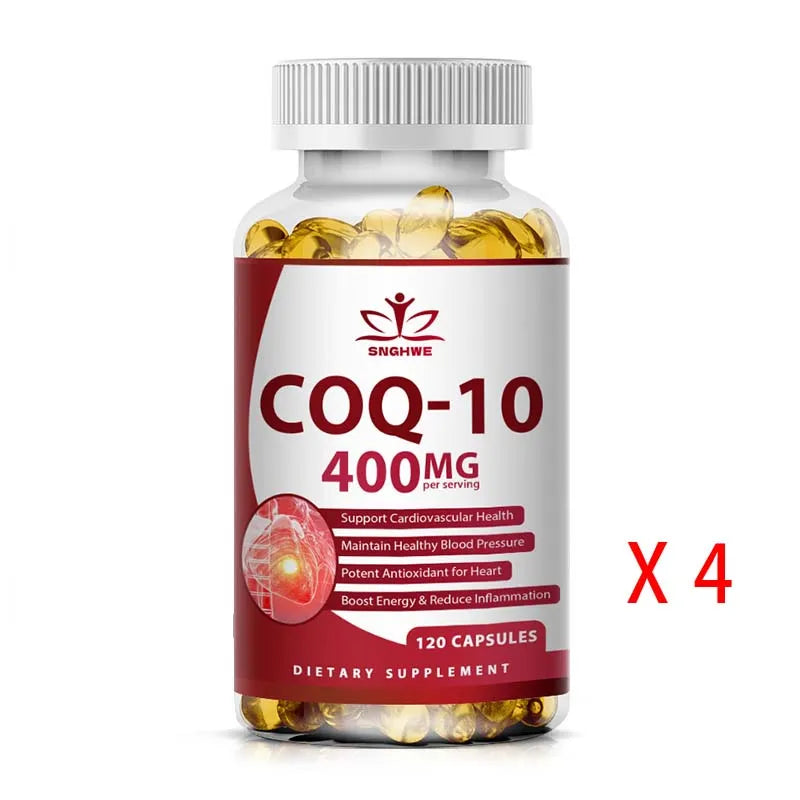 120PCS Coenzyme Q10 Capsules – High Absorption COQ10 for Energy & Heart Health - Image 11