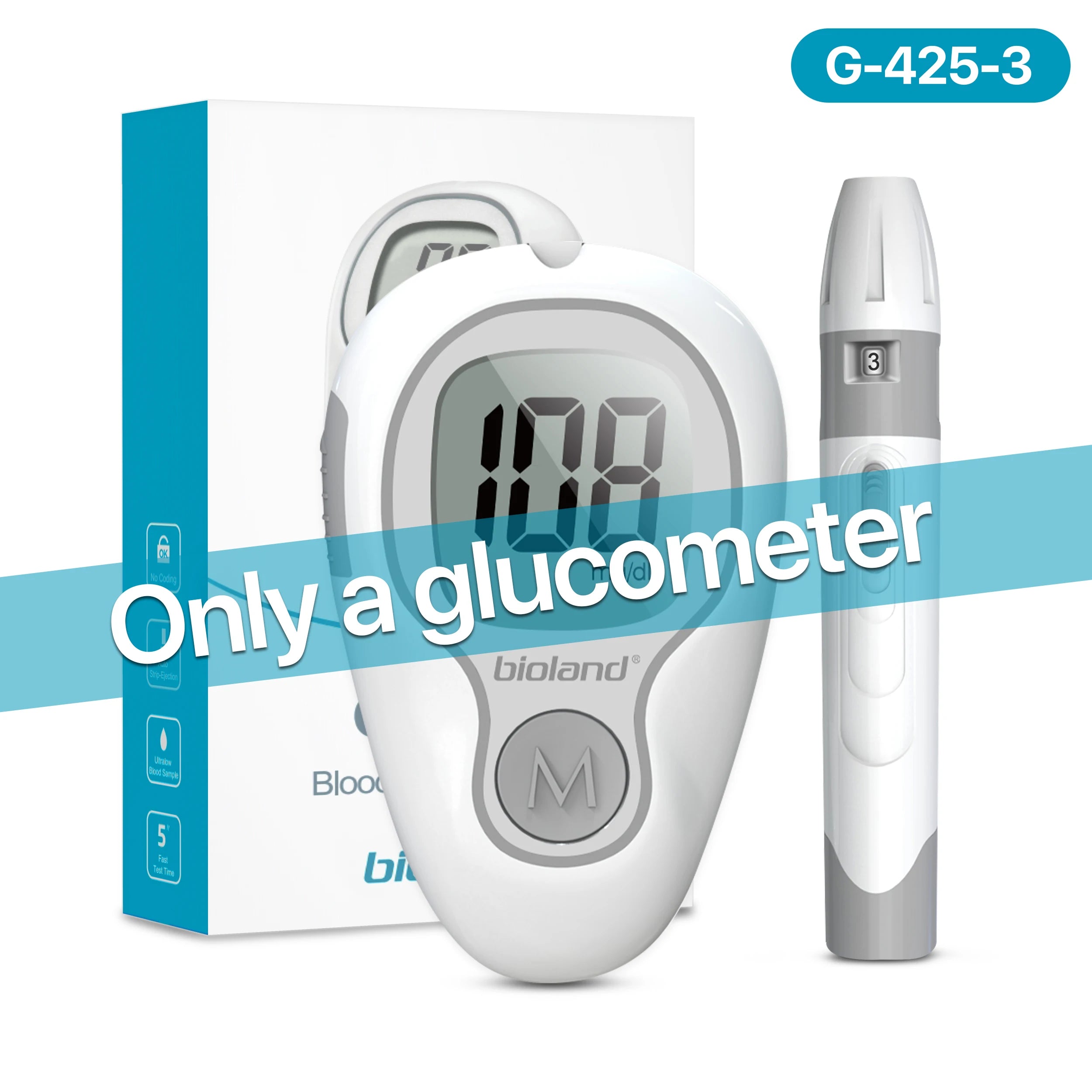 50PCS Blood Glucose Test Strips & Lancets – Compatible with G-425 & G-427B Glucose Meters - Image 7