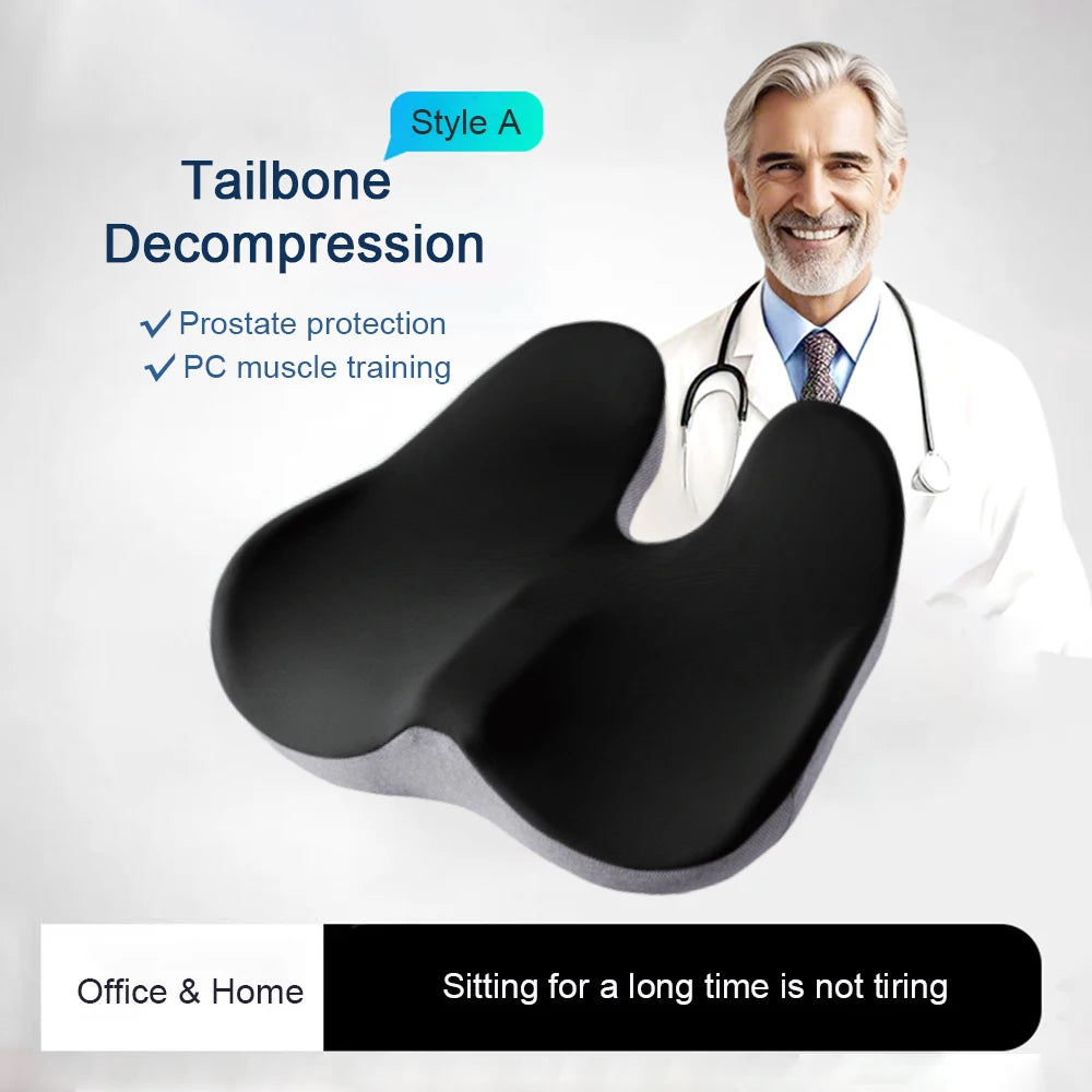 Orthopedic Chair Cushion – Memory Foam Support for Waist, Coccyx & Buttocks - Image 7