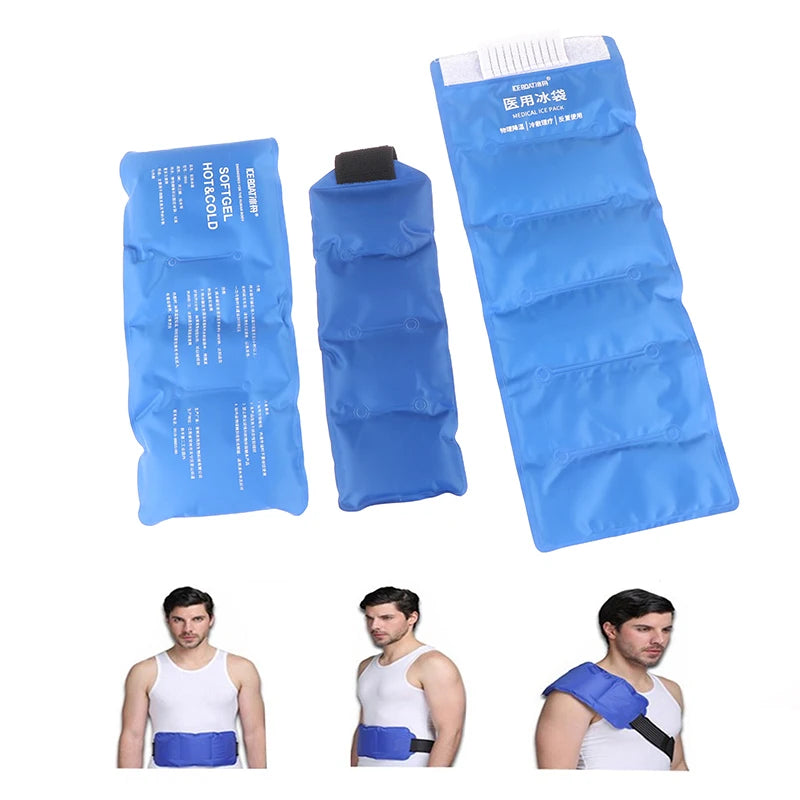 Ankle Brace Ice Pack Wrap – Reusable Hot & Cold Therapy Gel Pack for Pain Relief - Image 2