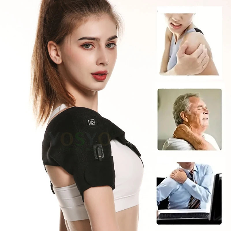 Heating Shoulder Support Belt – Adjustable Temperature Therapy for Pain Relief & Muscle Relaxation - Image 6