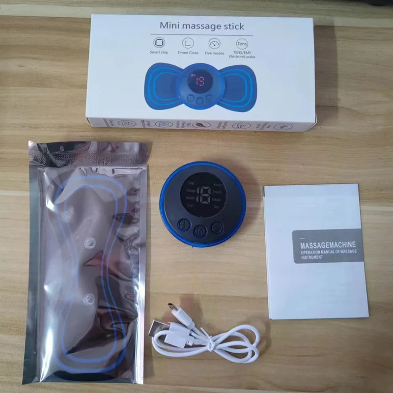 EMS Mini Electric Neck Massager – Portable Cervical Therapy Patch - Image 7