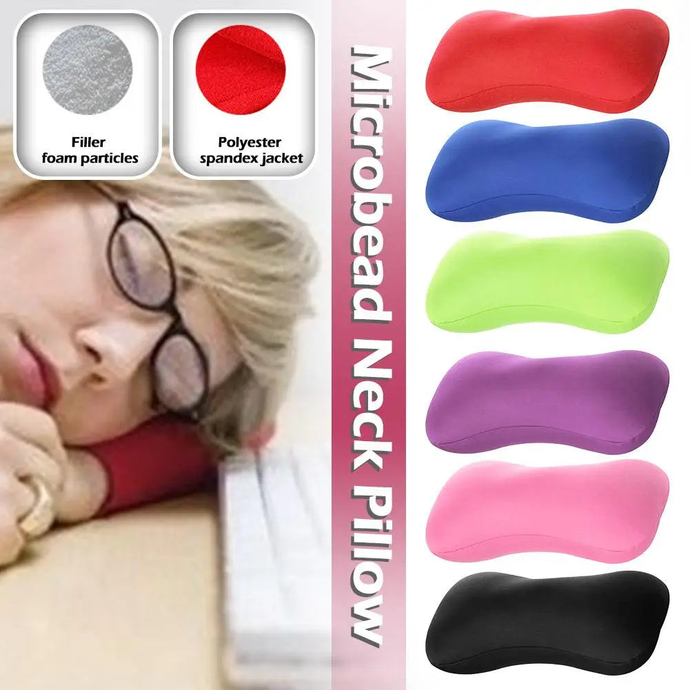 Microbead Bolster Tube Pillow – Neck & Head Support Cushion for Sleep, Travel & Home Use - Image 6