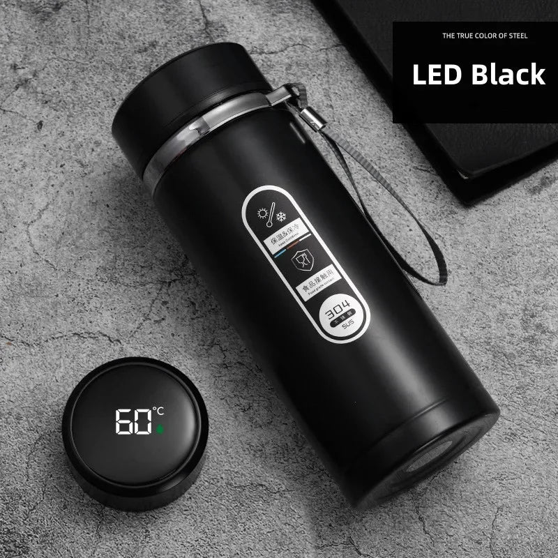 Stainless Steel Thermos Bottle with LED Temperature Display – 500ml–1L Vacuum Flask - Image 6