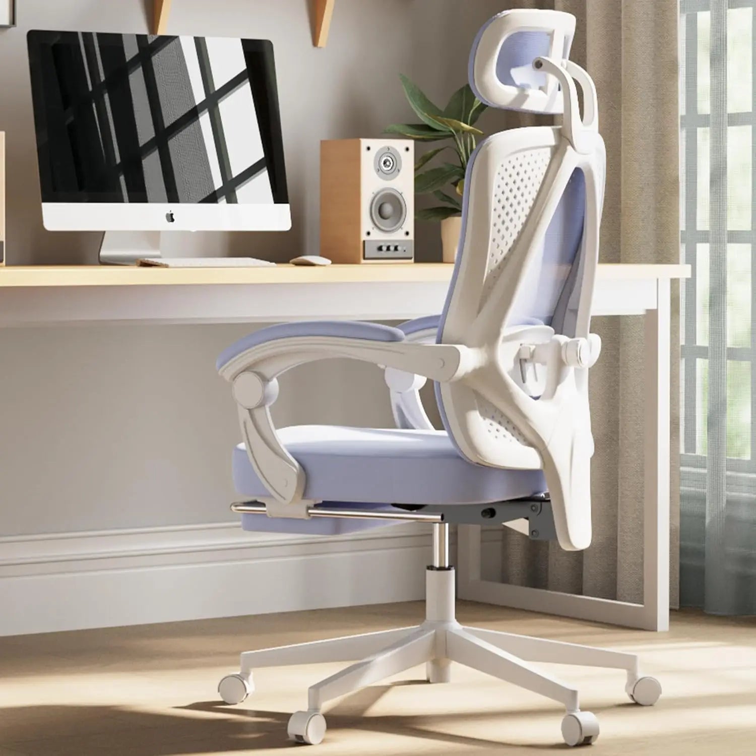 Dowinx Ergonomic Mesh Office Chair – Pocket Spring Seat with Adjustable Lumbar & Headrest - Image 11