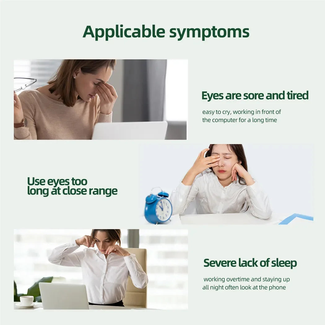 Smart Eye Massager – Magnetic Therapy & Vibration with 9 Modes for Eye Fatigue Relief - Image 6