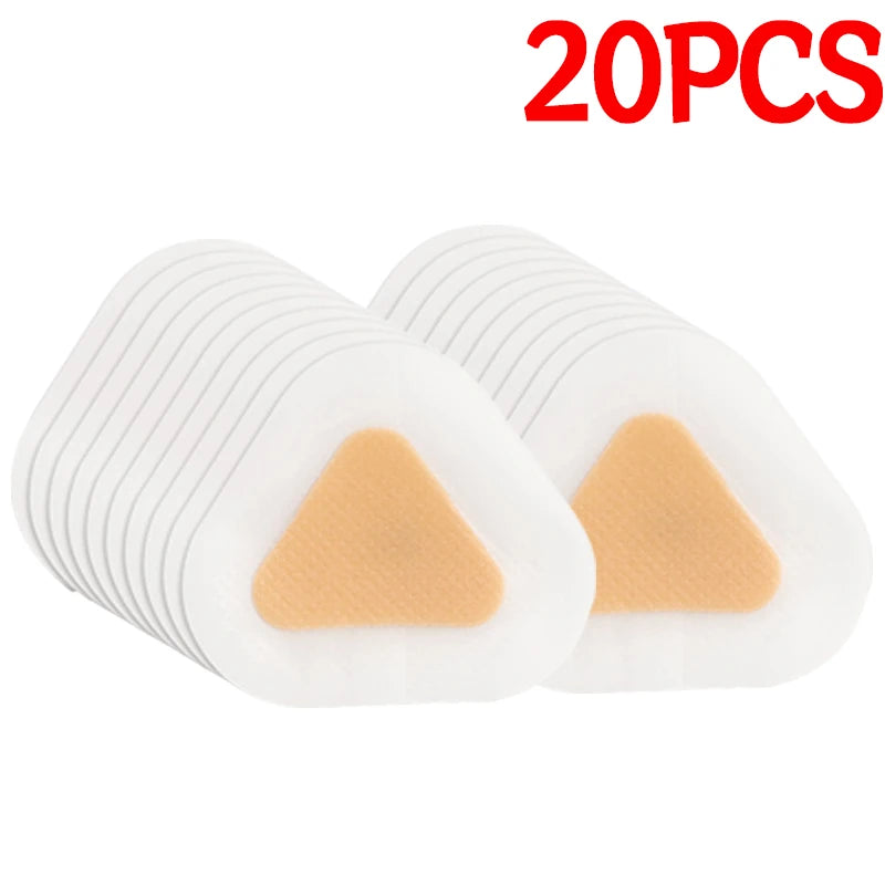 100PCS Pain Relief Gel Heel Protectors – Hydrocolloid Adhesive Blister Pads for Foot Care - Image 17