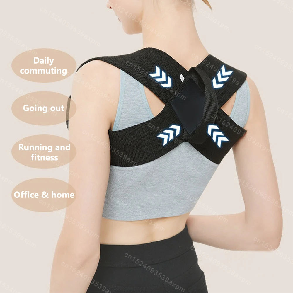 Adjustable Back Posture Corrector – Unisex Spine & Shoulder Support Belt for Posture Correction and Body Shaping - Image 3