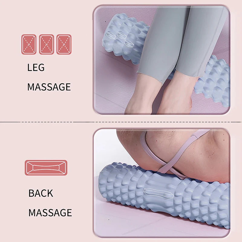 High-Density Foam Roller – Muscle Massage Tool for Back Pain Relief & Recovery - Image 3