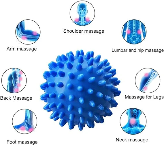 BOTQTOW Spiky Massage Ball – Deep Tissue Therapy for Myofascial Release - Image 5